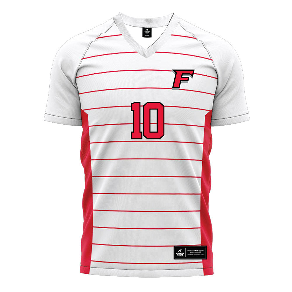 Fairfield - NCAA Women's Soccer : Madalyn Theriault - White Soccer Jersey-0