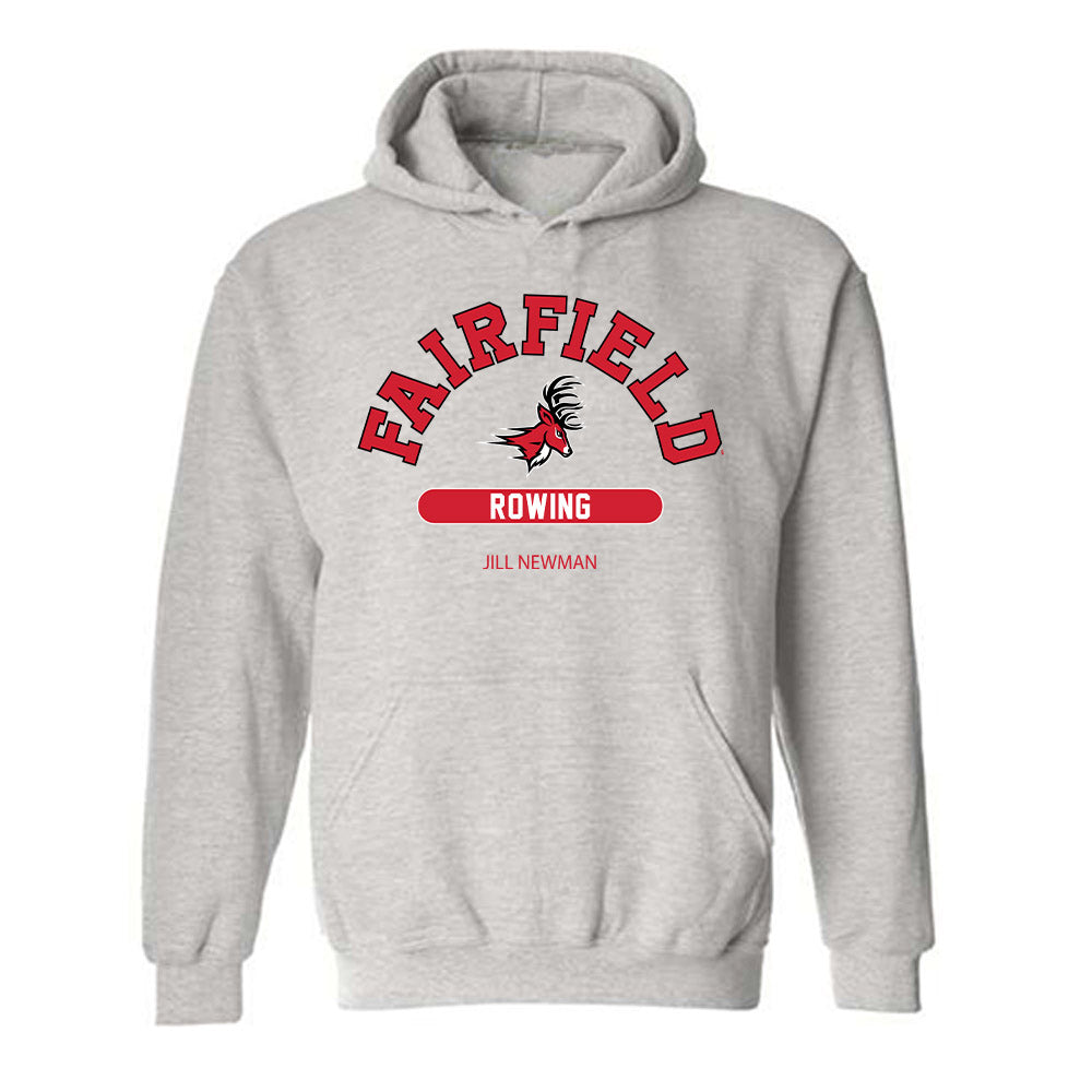 Fairfield - NCAA Women's Rowing : Jill Newman - Classic Fashion Shersey Hooded Sweatshirt