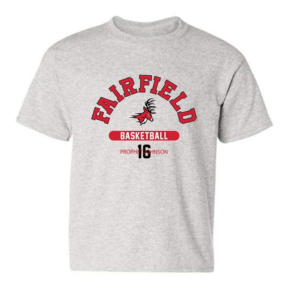 Fairfield - NCAA Men's Basketball : Prophet Johnson - Classic Fashion Shersey Youth T-Shirt