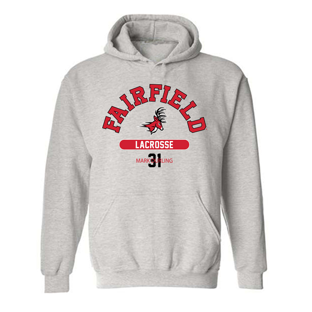 Fairfield - NCAA Men's Lacrosse : Mark Durling - Classic Fashion Shersey Hooded Sweatshirt