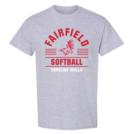 Fairfield - NCAA Softball : Caroline Walls - Classic Fashion Shersey T-Shirt-0