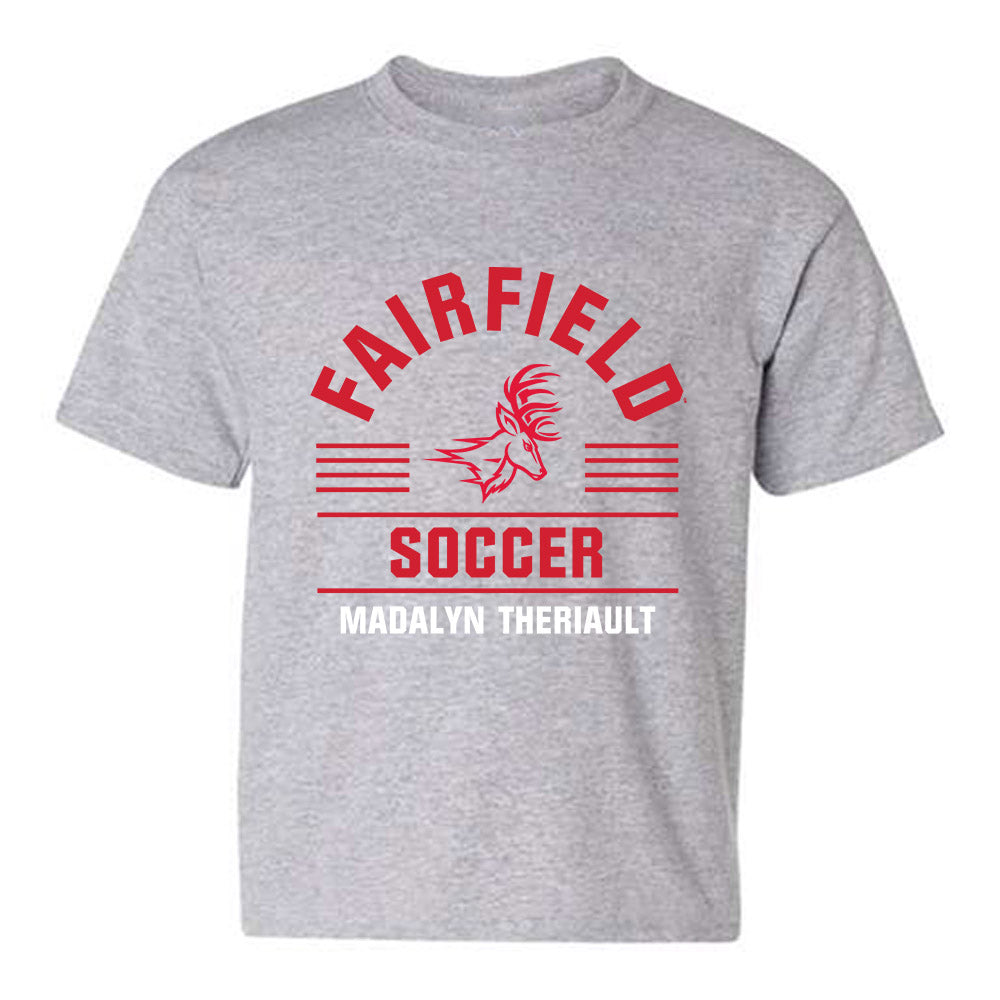 Fairfield - NCAA Women's Soccer : Madalyn Theriault - Classic Fashion Shersey Youth T-Shirt-0