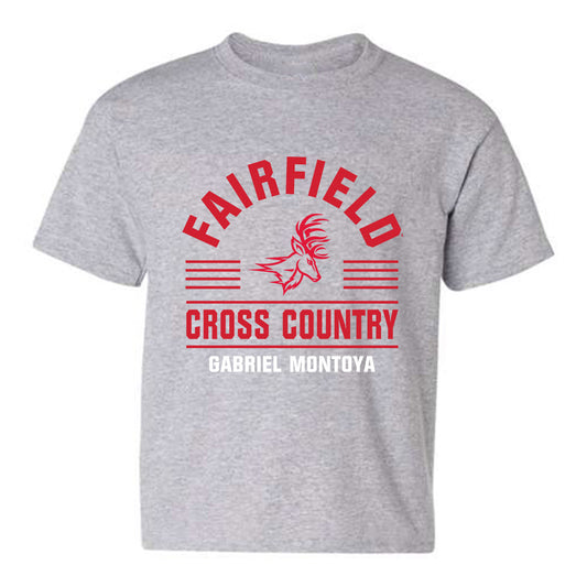 Fairfield - NCAA Men's Cross Country : Gabriel Montoya - Classic Fashion Shersey Youth T-Shirt