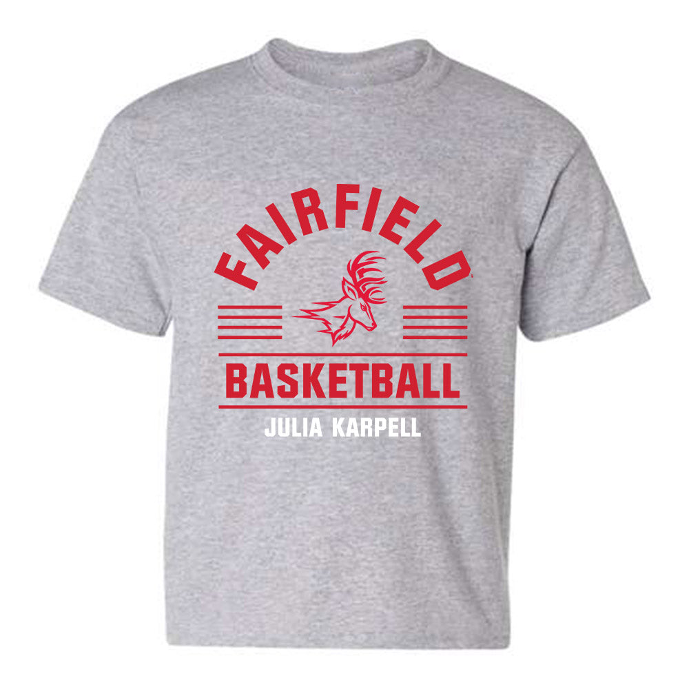 Fairfield - NCAA Women's Basketball : Julia Karpell - Classic Fashion Shersey Youth T-Shirt