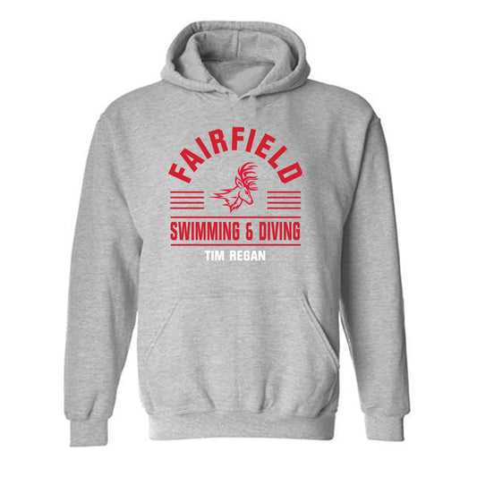 Fairfield - NCAA Men's Swimming & Diving : Tim Regan - Classic Fashion Shersey Hooded Sweatshirt