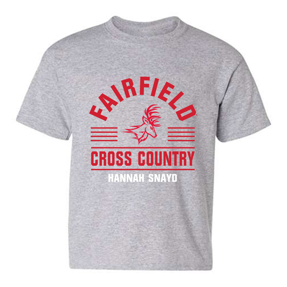 Fairfield - NCAA Women's Cross Country : Hannah Snayd - Classic Fashion Shersey Youth T-Shirt-0