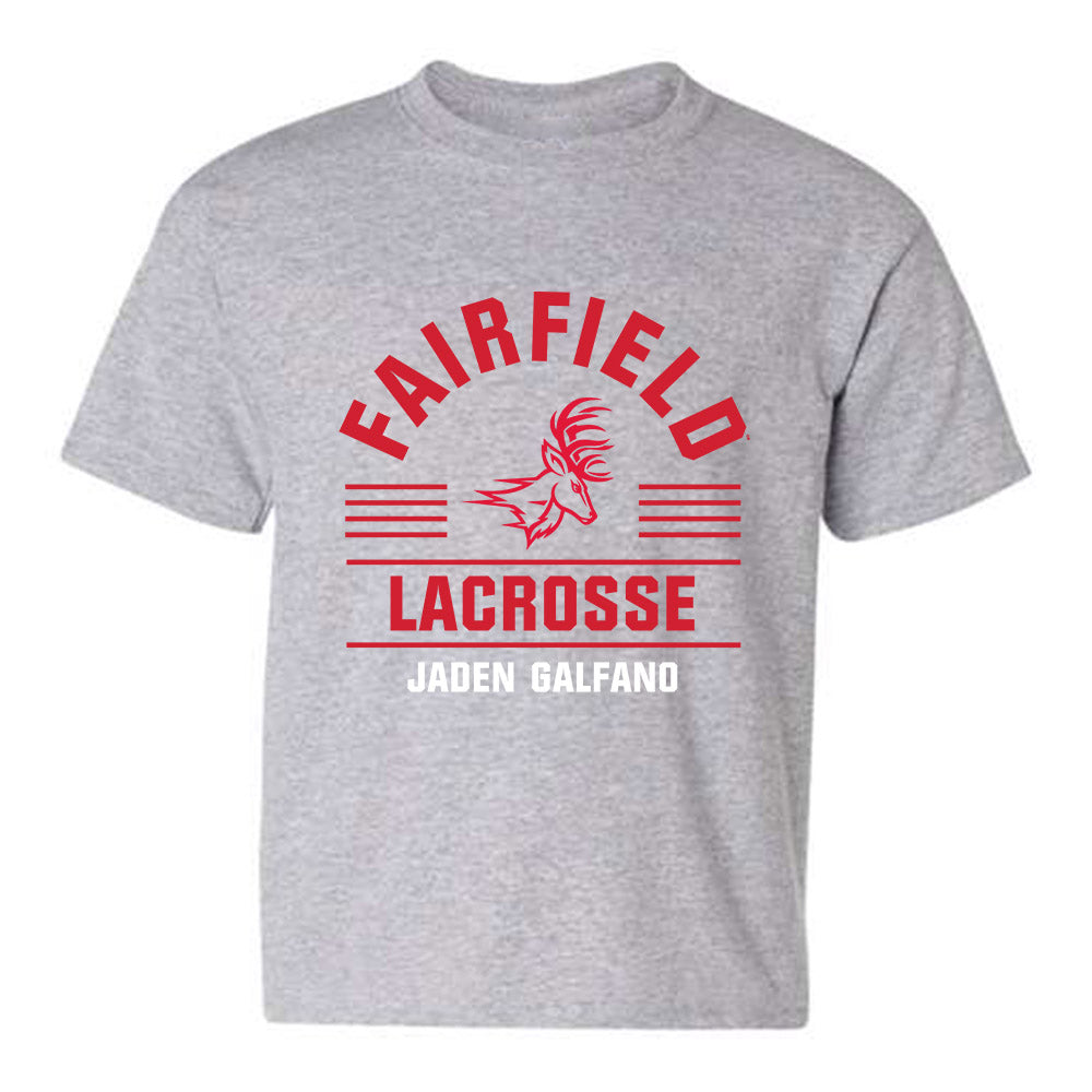 Fairfield - NCAA Men's Lacrosse : Jaden Galfano - Classic Fashion Shersey Youth T-Shirt