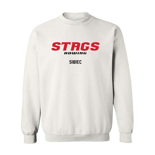 Fairfield - NCAA Men's Rowing : Tyler Siwiec - Classic Fashion Shersey Crewneck Sweatshirt-0