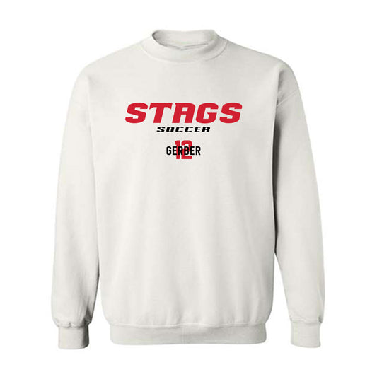 Fairfield - NCAA Men's Soccer : Cameron Gerber - Classic Fashion Shersey Crewneck Sweatshirt-0