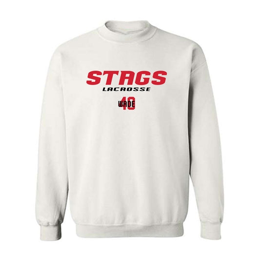 Fairfield - NCAA Men's Lacrosse : Jeremiah Wade - Classic Fashion Shersey Crewneck Sweatshirt