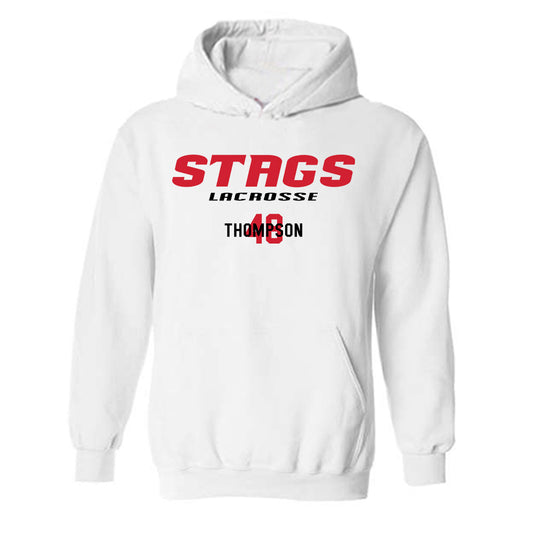 Fairfield - NCAA Men's Lacrosse : Rory Thompson - Classic Fashion Shersey Hooded Sweatshirt