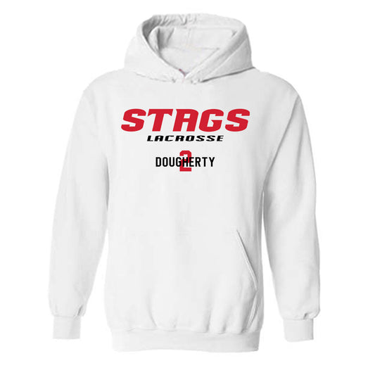 Fairfield - NCAA Men's Lacrosse : Finn Dougherty - Classic Fashion Shersey Hooded Sweatshirt