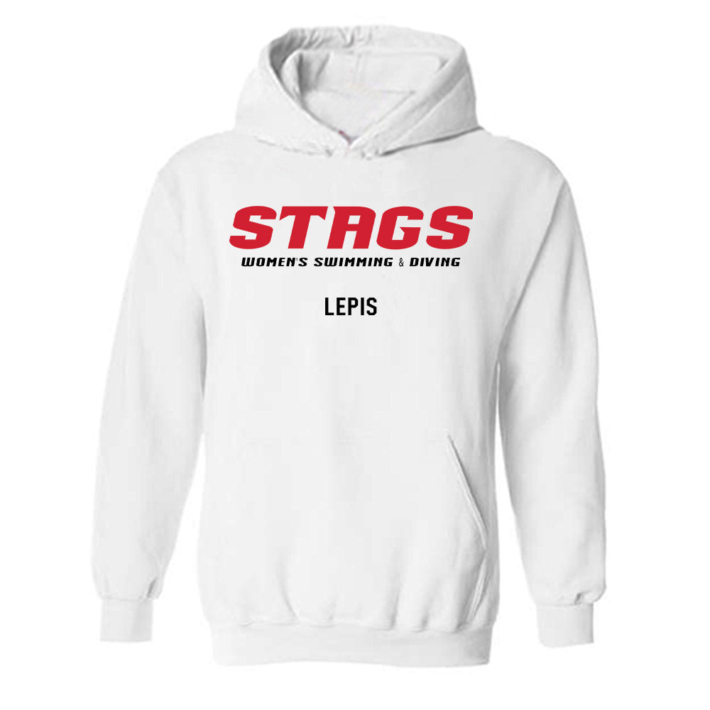 Fairfield - NCAA Women's Swimming & Diving : Ella Lepis - Classic Fashion Shersey Hooded Sweatshirt