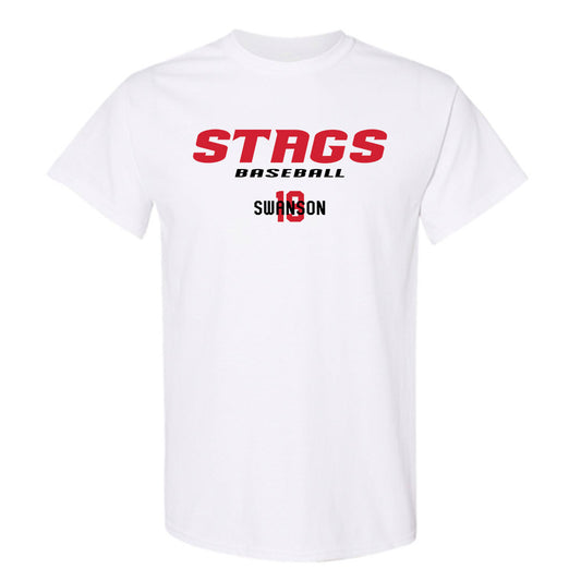 Fairfield - NCAA Baseball : Boden Swanson - Classic Fashion Shersey T-Shirt-0