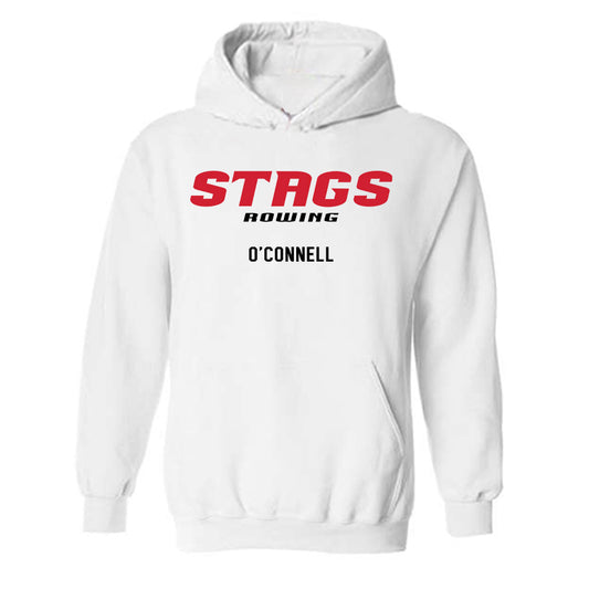 Fairfield - NCAA Women's Rowing : Nora O'Connell - Classic Fashion Shersey Hooded Sweatshirt-0