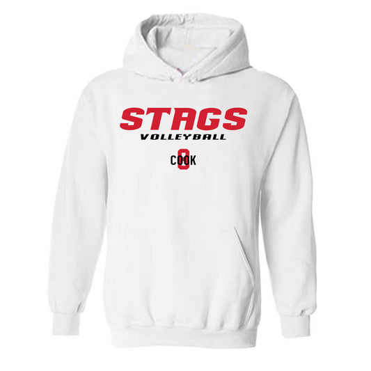 Fairfield - NCAA Women's Volleyball : Katelyn Cook - Classic Fashion Shersey Hooded Sweatshirt