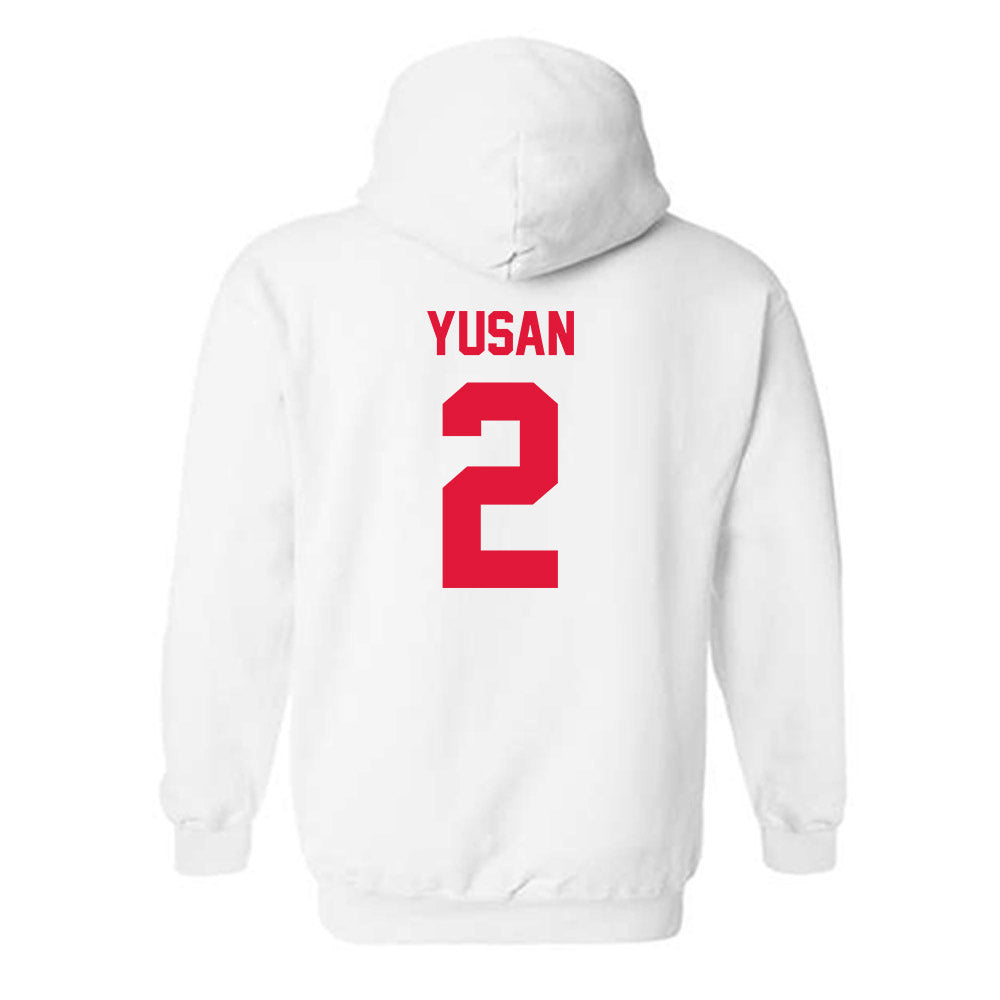 Fairfield - NCAA Women's Basketball : Selen Yusan - Classic Shersey Hooded Sweatshirt-1