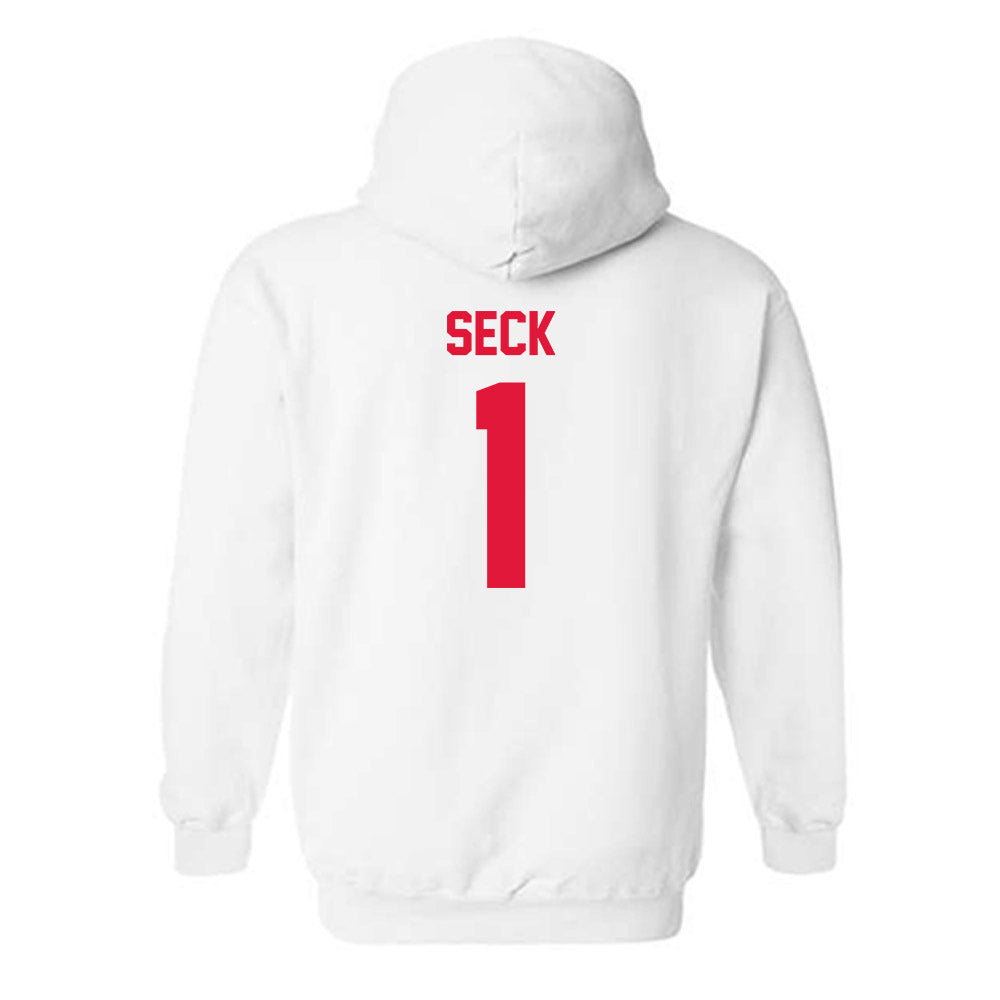 Fairfield - NCAA Men's Basketball : Birima Seck - Classic Shersey Hooded Sweatshirt