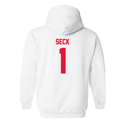 Fairfield - NCAA Men's Basketball : Birima Seck - Classic Shersey Hooded Sweatshirt