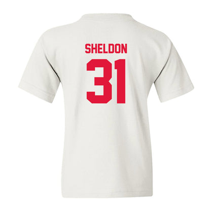 Fairfield - NCAA Baseball : Jack Sheldon - Classic Shersey Youth T-Shirt-1
