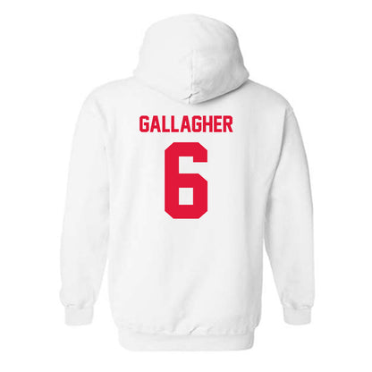 Fairfield - NCAA Men's Lacrosse : Brendan Gallagher - Classic Shersey Hooded Sweatshirt-1