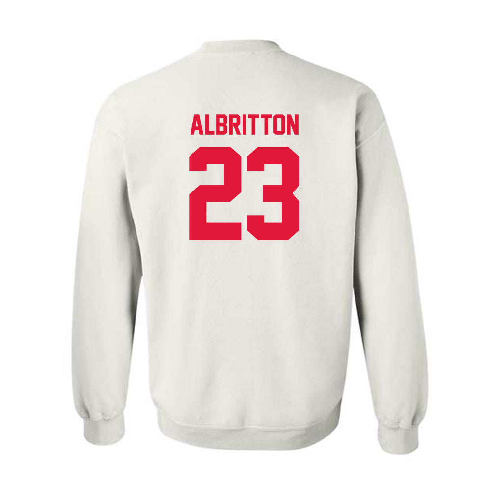 Fairfield - NCAA Men's Soccer : Sean Albritton - Classic Shersey Crewneck Sweatshirt-1