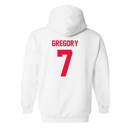 Fairfield - NCAA Women's Basketball : Keyarah Gregory - Classic Shersey Hooded Sweatshirt-1