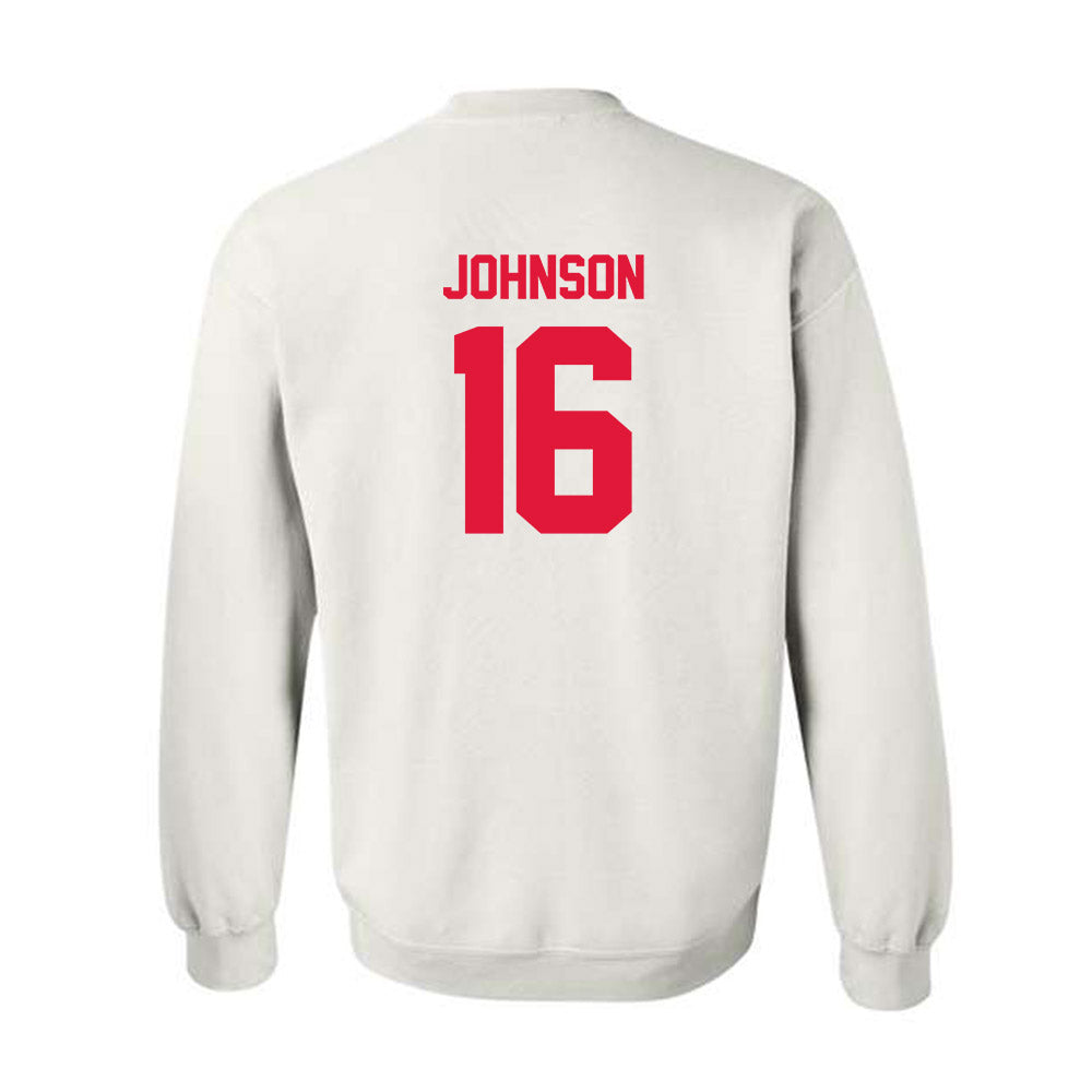 Fairfield - NCAA Men's Basketball : Prophet Johnson - Classic Shersey Crewneck Sweatshirt