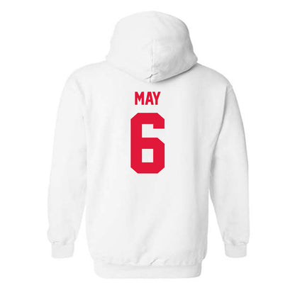 Fairfield - NCAA Men's Basketball : Aidan May - Classic Shersey Hooded Sweatshirt