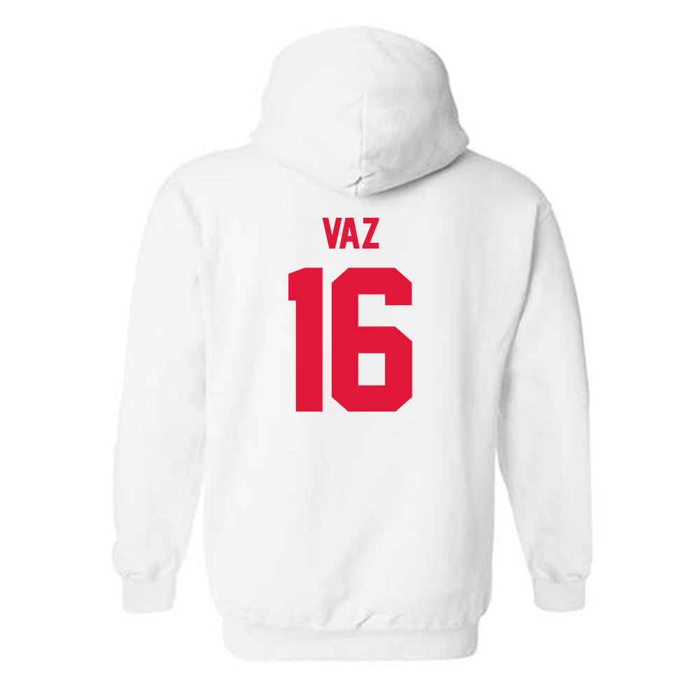 Fairfield - NCAA Men's Soccer : Alex Vaz - Classic Shersey Hooded Sweatshirt-1