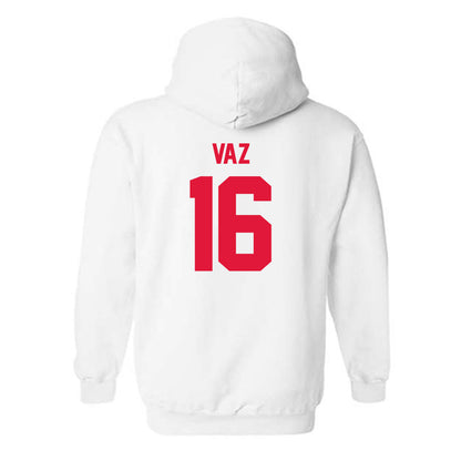 Fairfield - NCAA Men's Soccer : Alex Vaz - Classic Shersey Hooded Sweatshirt-1