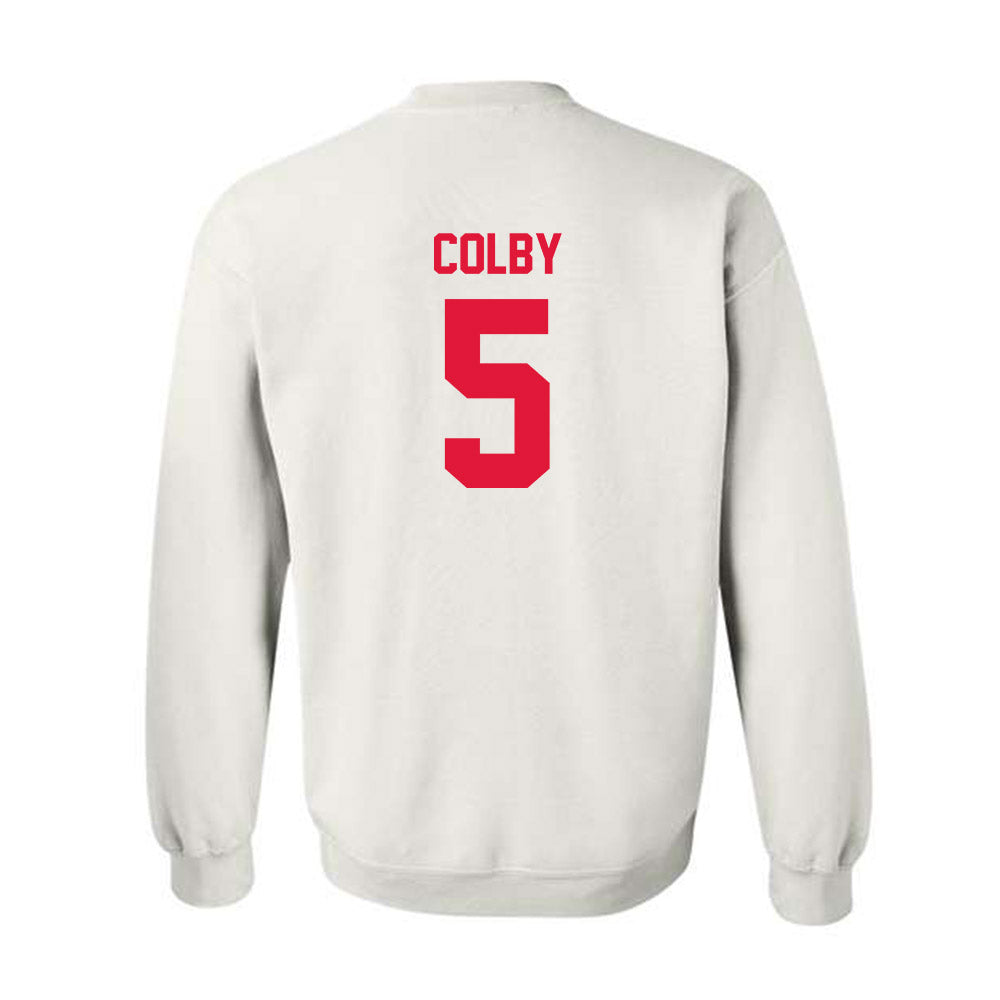 Fairfield - NCAA Baseball : Nolan Colby - Classic Shersey Crewneck Sweatshirt