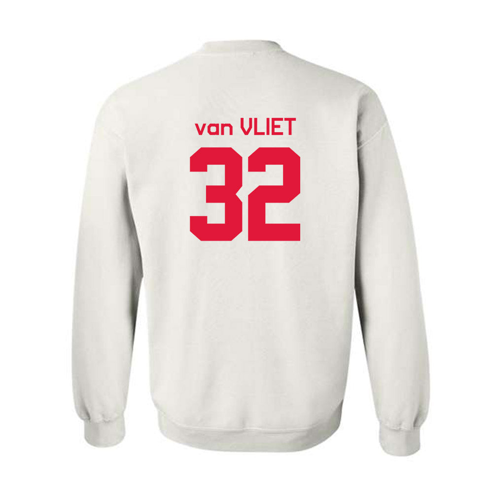 Fairfield - NCAA Women's Basketball : Milou van Vliet - Classic Shersey Crewneck Sweatshirt-1