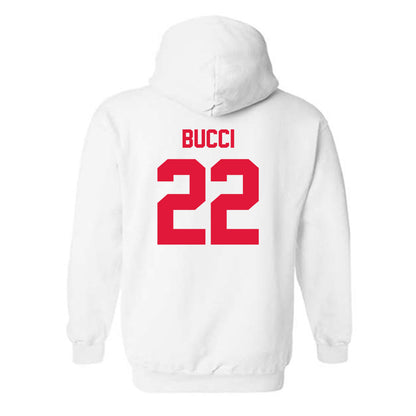 Fairfield - NCAA Men's Soccer : Daniel Bucci - Classic Shersey Hooded Sweatshirt-1