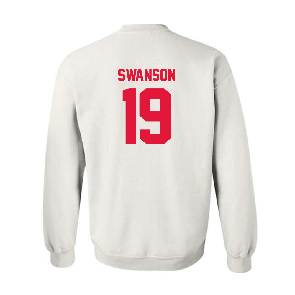Fairfield - NCAA Baseball : Boden Swanson - Classic Shersey Crewneck Sweatshirt-1