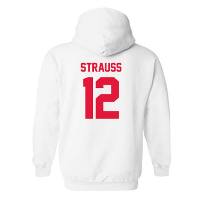 Fairfield - NCAA Women's Lacrosse : Anna Strauss - Classic Shersey Hooded Sweatshirt-1