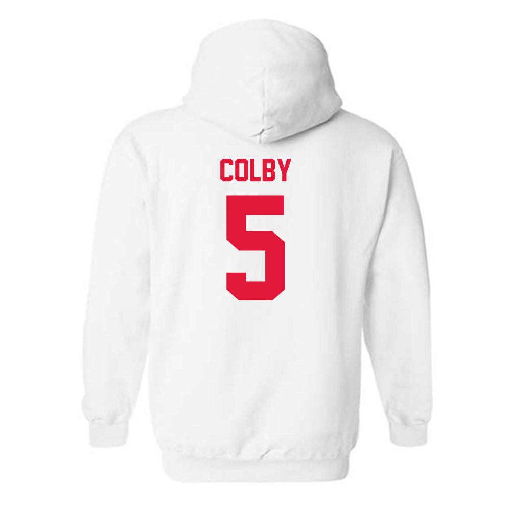 Fairfield - NCAA Baseball : Nolan Colby - Classic Shersey Hooded Sweatshirt