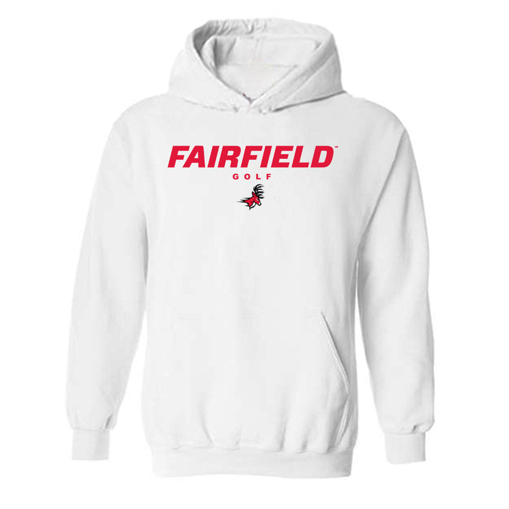 Fairfield - NCAA Men's Golf : Tadgh Burke - Classic Shersey Hooded Sweatshirt-0