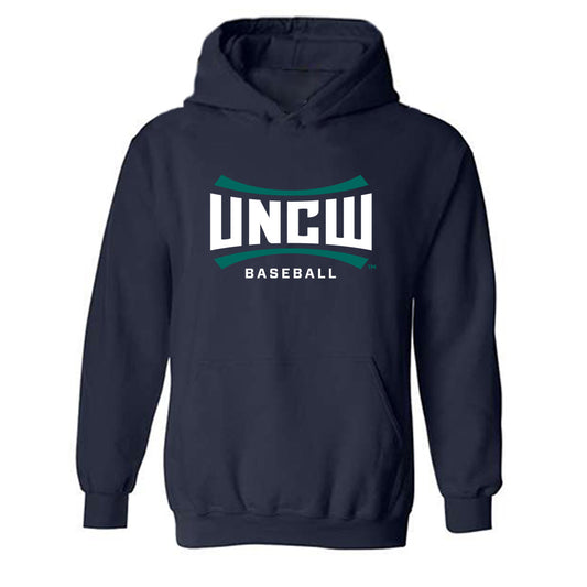 UNC Wilmington - NCAA Baseball : Alex Sobol - Classic Shersey Hooded Sweatshirt-0