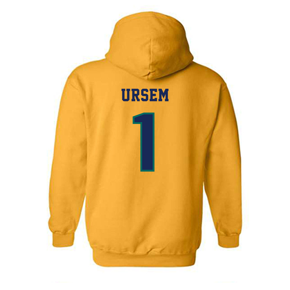 UNC Wilmington - NCAA Women's Volleyball : Marnie Ursem - Classic Shersey Hooded Sweatshirt-1
