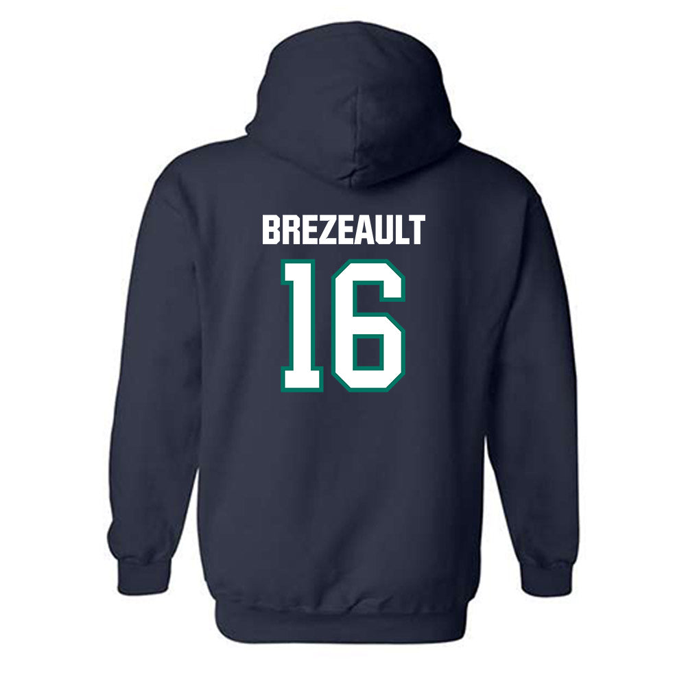 UNC Wilmington - NCAA Women's Volleyball : Alexa Brezeault - Classic Shersey Hooded Sweatshirt