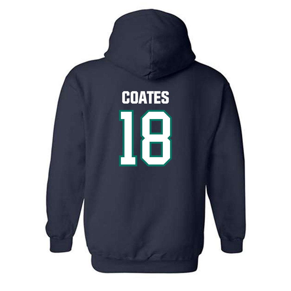 UNC Wilmington - NCAA Men's Soccer : Jacob Coates - Classic Shersey Hooded Sweatshirt-1