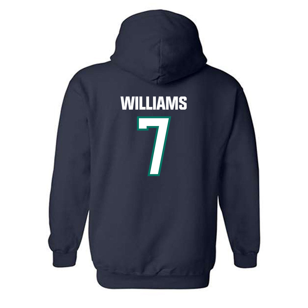 UNC Wilmington - NCAA Men's Basketball : Greedy Williams - Classic Shersey Hooded Sweatshirt