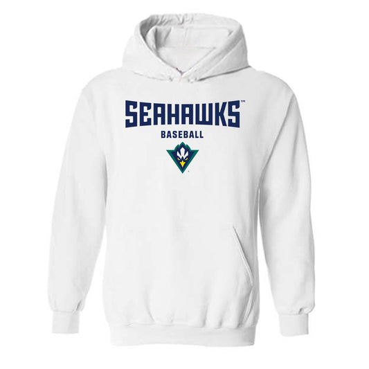 UNC Wilmington - NCAA Baseball : Alex Sobol - Classic Shersey Hooded Sweatshirt-0