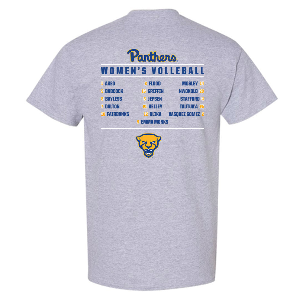 Pittsburgh - NCAA Women's Volleyball : - T-Shirt Roster