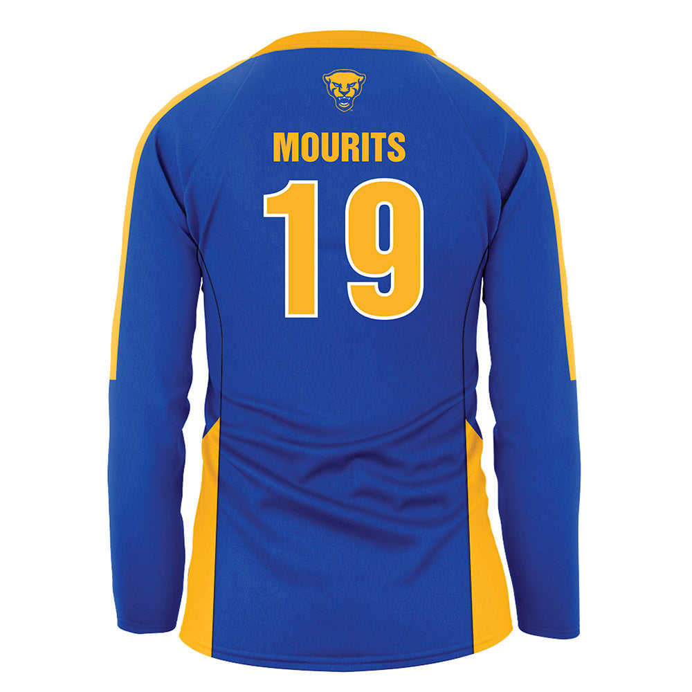 Pittsburgh - NCAA Women's Volleyball : Dagmar Mourits - Royal Volleyball Jersey-1