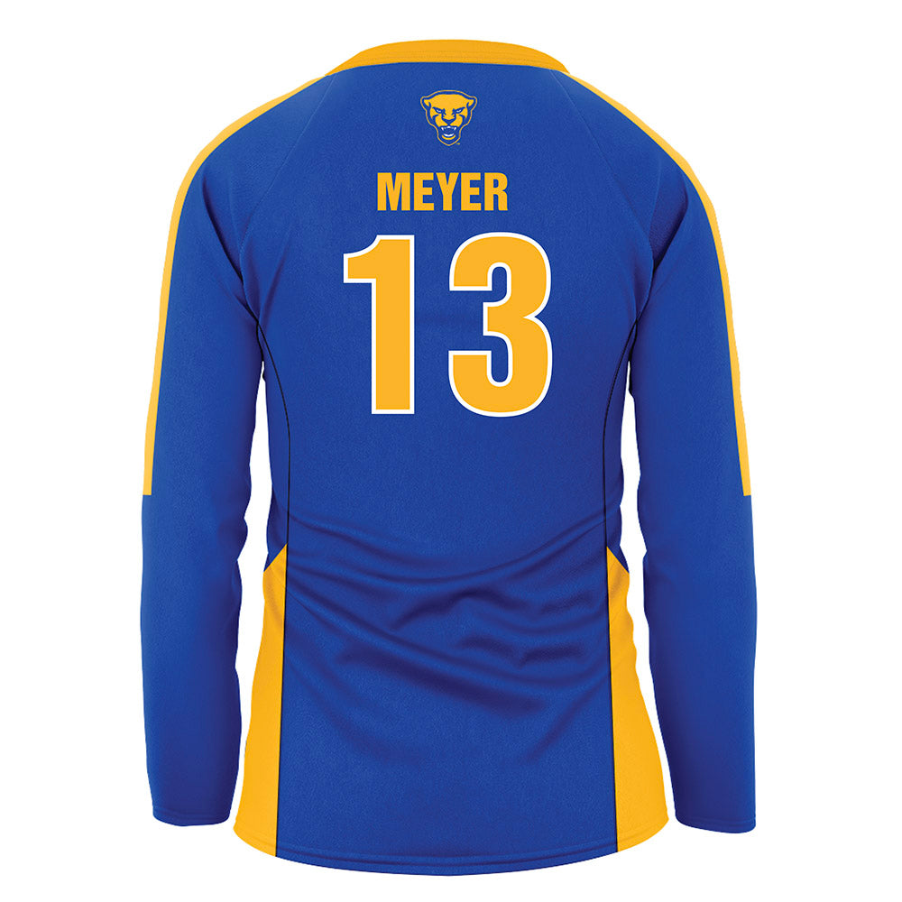 Pittsburgh - NCAA Women's Volleyball : Mallorie Meyer - Royal Volleyball Jersey