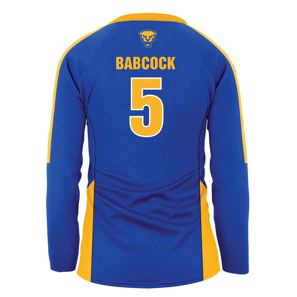 Pittsburgh - NCAA Women's Volleyball : Olivia Babcock - Royal Volleyball Jersey