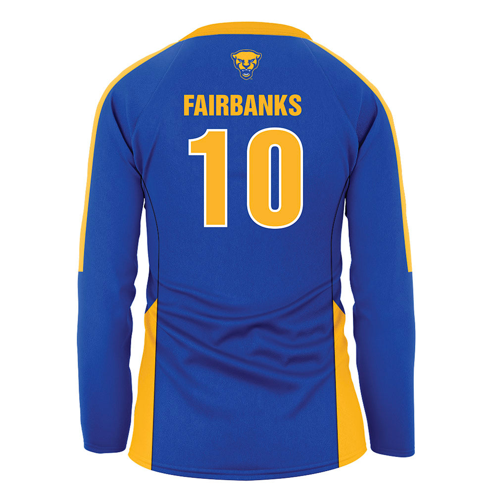 Pittsburgh - NCAA Women's Volleyball : Rachel Fairbanks - Royal Volleyball Jersey