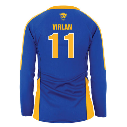 Pittsburgh - NCAA Women's Volleyball : Dalia Virlan - Royal Volleyball Jersey